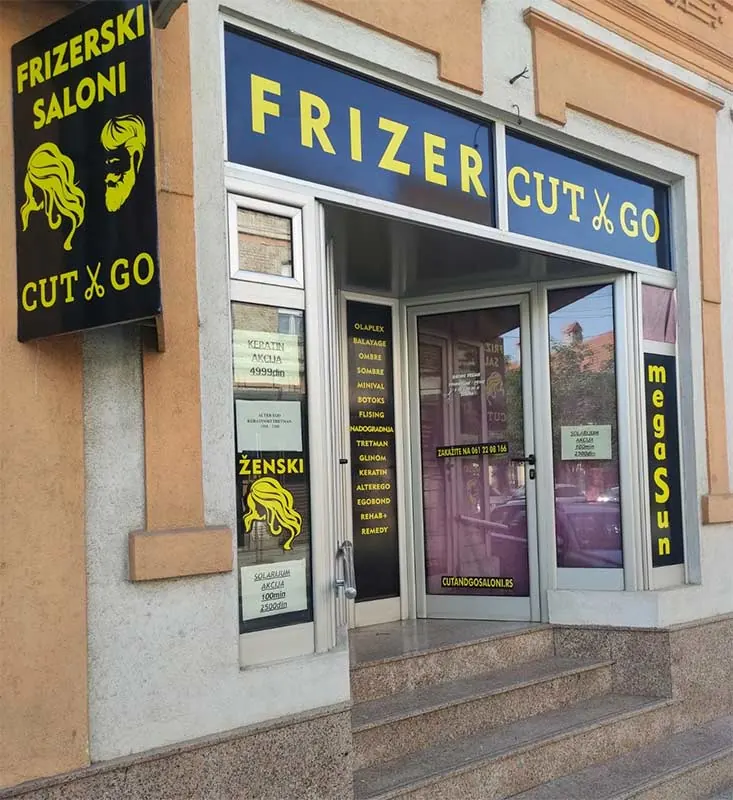 Frizerske usluge Cut & GO – Žarka Zrenjanina 22a