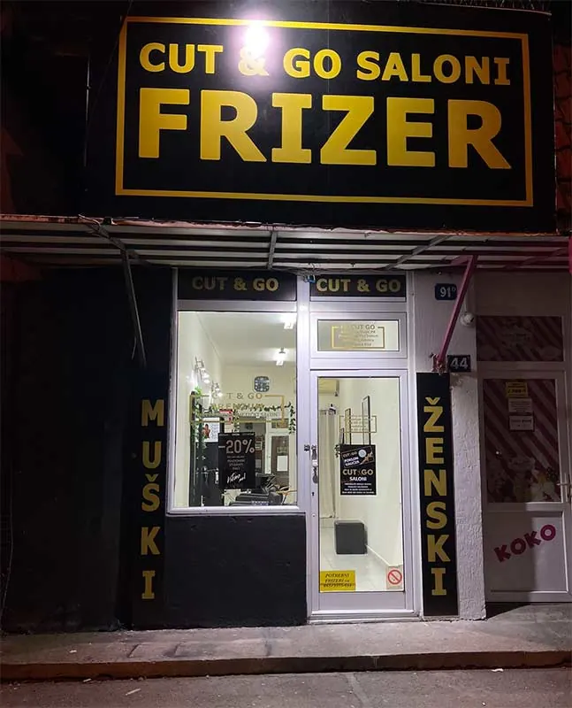 Frizerske usluge Cut & GO – Dr. Ivana Ribara 91d