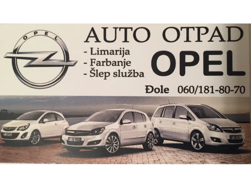 Auto usluge AUTO OTPAD OPEL I PEŽO