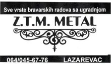 Majstori BRAVARSKA RADNJA ZTM METAL