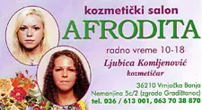 Nega i lepota KOZMETIČKI SALON AFRODITA